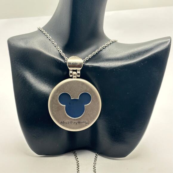 Silver & Blue Walt Disney World Necklace - Picture 1 of 4